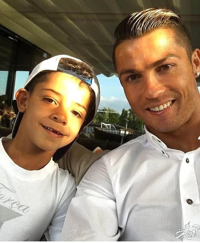 رونالدو و پسرش فرزند رونالدو